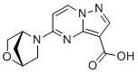 结构式 CAS# 2434843-97-5, 5-[(1R,4R)-2-氧杂-5-氮杂双环[2.2.1]庚-5-基]吡唑并[1,5-a]嘧啶-3-羧酸