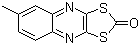 structure of CAS# 2439-01-2, Chinomethionate;Quinomethionate; 6-Methyl-1,3-dithiolo[4,5-b]quiuoxalin-2-one