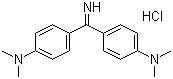 structure of CAS# 2465-27-2, Basic Yellow 2;C.I. 41000; Auramine O; 4,4'-Carbonimidoylbis(N,N-dimethylaniline) hydrochloride