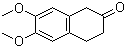 structure of CAS# 2472-13-1, 6,7-Dimethoxy-2-tetralone;6,7-Dimethoxy-3,4-dihydro-2(1H)-naphthalenone