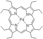 结构式 CAS# 24804-00-0, 八乙基卟啉钯(II)
