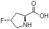 structure of CAS# 2507-61-1, (2S,4R)-4-Fluoropyrrolidine-2-carboxylic acid