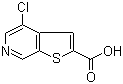 结构式 CAS# 251996-86-8, 4-氯噻吩并[2,3-c]吡啶-2-羧酸