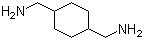 结构式 CAS# 2549-93-1, 1,4-环己烷二甲胺; 1,4-双氨甲基环己烷
