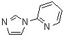结构式 CAS# 25700-14-5, 2-(1H-咪唑-1-基)吡啶