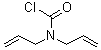 structure of CAS# 25761-72-2, N,N-Diallylcarbamoyl chloride;N,N-Di-2-propen-1-ylcarbamic chloride; Diallylcarbamoyl chloride