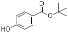structure of CAS# 25804-49-3, 4-Hydroxybenzoic acid tert-butyl ester;p-Hydroxybenzoic acid tert-butyl ester; tert-Butyl 4-hydroxybenzoate; tert-Butyl p-hydroxybenzoate