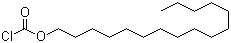 structure of CAS# 26272-90-2, Cetyl chloroformate;Hexadecyl chloroformate
