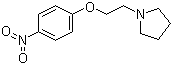 结构式 CAS# 265654-77-1, 1-(2-(4-硝基苯氧基)乙基)吡咯烷