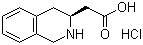 结构式 CAS# 270082-22-9, (S)-1,2,3,4-四氢异喹啉-3-乙酸盐酸盐