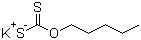 structure of CAS# 2720-73-2, Potassium amylxanthate