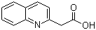 结构式 CAS# 284477-00-5, 2-喹啉乙酸