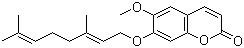 结构式 CAS# 28587-43-1, 7-香叶草氧基-6-甲氧基香豆素