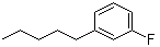 结构式 CAS# 28593-13-7, 1-戊基-3-氟苯