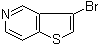 结构式 CAS# 28783-18-8, 3-溴噻吩并[3,2-c]吡啶