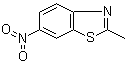结构式 CAS# 2941-63-1, 2-甲基-6-硝基-1,3-苯并噻唑