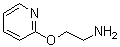 结构式 CAS# 29450-07-5, 2-(2-吡啶基氧基)乙胺