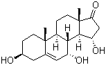 结构式 CAS# 2963-69-1, (3beta,7alpha,15alpha)-3,7,15-三羟基雄甾-5-烯-17-酮