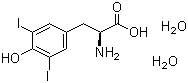结构式 CAS# 300-39-0, 3,5-二碘-L-酪氨酸