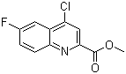 结构式 CAS# 301823-61-0, 4-氯-6-氟喹啉-2-甲酸甲酯
