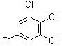 structure of CAS# 3107-21-9, 1,2,3-Trichloro-5-fluorobenzene;3,4,5-Trichlorofluorobenzene