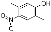 结构式 CAS# 3139-05-7, 2,5-二甲基-4-硝基苯酚