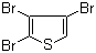 结构式 CAS# 3141-25-1, 2,3,4-三溴噻吩