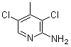 structure of CAS# 31430-47-4, 2-Amino-3,5-dichloro-4-methylpyridine;3,5-Dichloro-4-methyl-2-pyridinamine