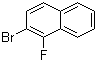 结构式 CAS# 317-79-3, 2-溴-1-氟萘
