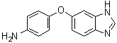 结构式 CAS# 317830-22-1, 5-(4-氨基苯氧基)苯并咪唑