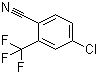 structure of CAS# 320-41-2, 4-Chloro-2-(trifluoromethyl)benzonitrile;2-(Trifluoromethyl)-4-chlorobenzonitrile