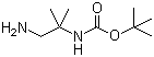 结构式 CAS# 320581-09-7, (2-氨基-叔丁基)氨基甲酸叔丁酯