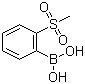 结构式 CAS# 330804-03-0, 2-甲砜基苯硼酸