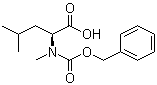 structure of CAS# 33099-08-0, N-Cbz-N-methyl-L-leucine;Cbz-N-Me-Leu-OH; N-Benzyloxycarbonyl-N-methyl-L-leucine
