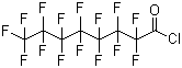 结构式 CAS# 335-64-8, 全氟辛酰氯
