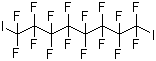 结构式 CAS# 335-70-6, 1,8-二碘代全氟辛烷