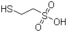 结构式 CAS# 3375-50-6, 2-巯基乙磺酸