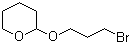 structure of CAS# 33821-94-2, 2-(3-Bromopropoxy)tetrahydro-2H-pyran