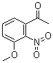 结构式 CAS# 33852-43-6, 3'-甲氧基-2'-硝基苯乙酮