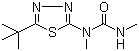 结构式 CAS# 34014-18-1, 特丁噻草隆; N-(5-叔丁基-1,3,4,-噻二唑-2-基)-N,N'-二甲基脲