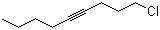 structure of CAS# 3416-74-8, 1-Chloro-4-nonyne
