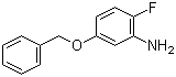 结构式 CAS# 342042-82-4, 5-(苄氧基)-2-氟苯胺