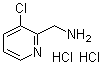 结构式 CAS# 342816-31-3, 3-氯吡啶-2-甲胺双盐酸盐