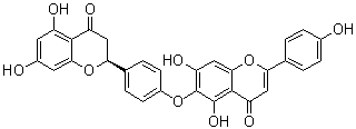 structure of CAS# 34292-87-0, 2,3-Dihydrohinokiflavone