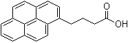 structure of CAS# 3443-45-6, 1-Pyrenebutyric acid;4-(1-Pyrenyl)butyric acid; NSC 30833; Pyrene-3-butyric acid