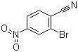 结构式 CAS# 34662-35-6, 2-溴-4-硝基苯甲腈