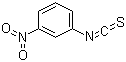 结构式 CAS# 3529-82-6, 3-硝基苯基异硫氰酸酯