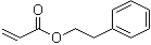 结构式 CAS# 3530-36-7, 2-苯基乙基丙烯酸酯