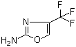 structure of CAS# 35629-71-1, 2-Amino-4-(trifluoromethyl)oxazole