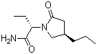 structure of CAS# 357336-20-0, Brivaracetam;(alphaS,4R)-alpha-Ethyl-2-oxo-4-propyl-1-pyrrolidineacetamide; UCB-34714